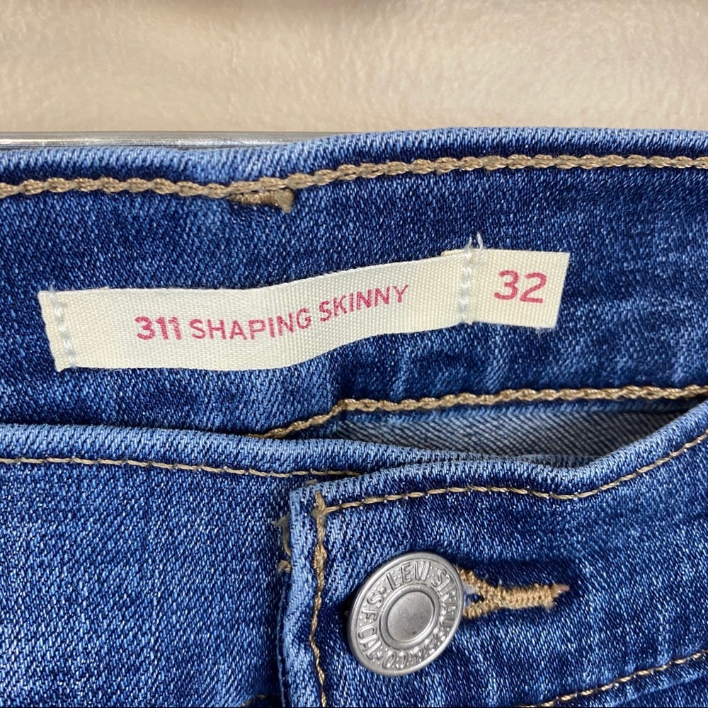 Levi’s 311 shaping skinny studded denim jeans 32 - Picture 3 of 6